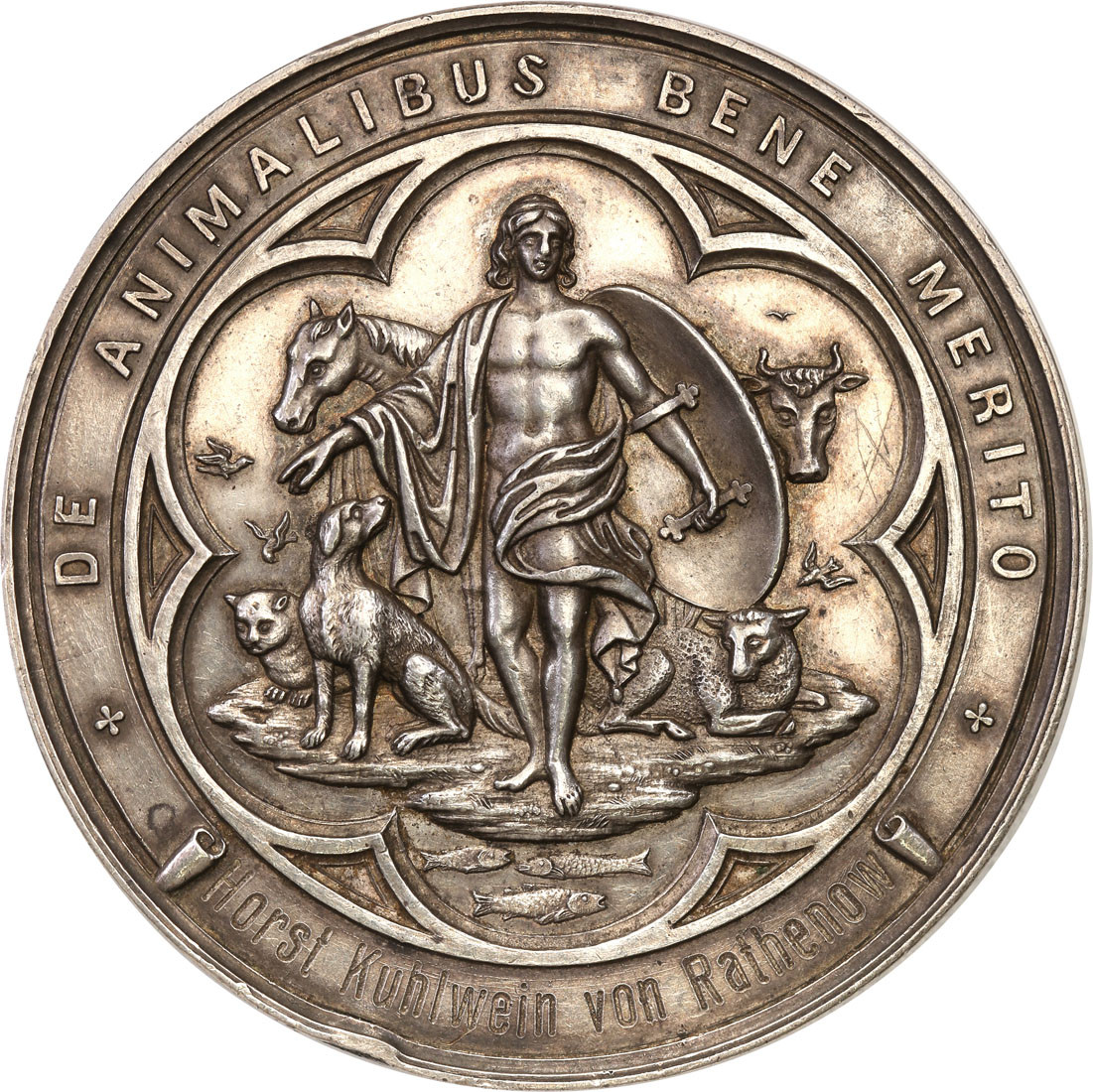 Niemcy, Monachium. Medal Towarzystwa Przyjaciół Zwierząt